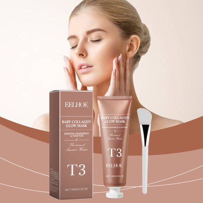 Mascarilla de Colágeno Premium para Hidratación y Aclarado de la Piel