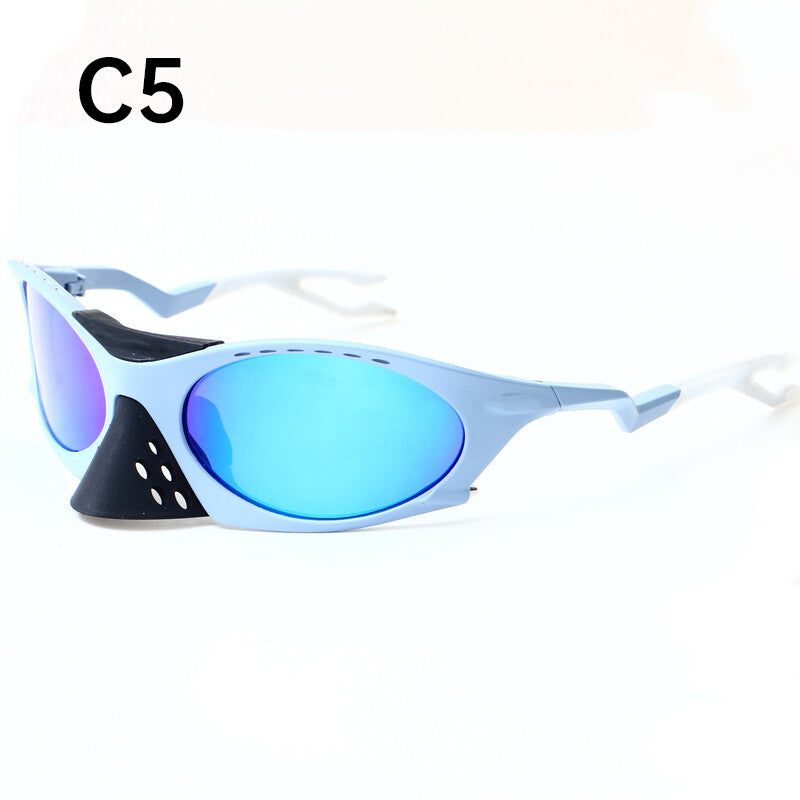 2025 Men's Outdoor Sunglasses: Y2K Cycling/Driving, Polarized, Windproof, INS Trendy - Korvel