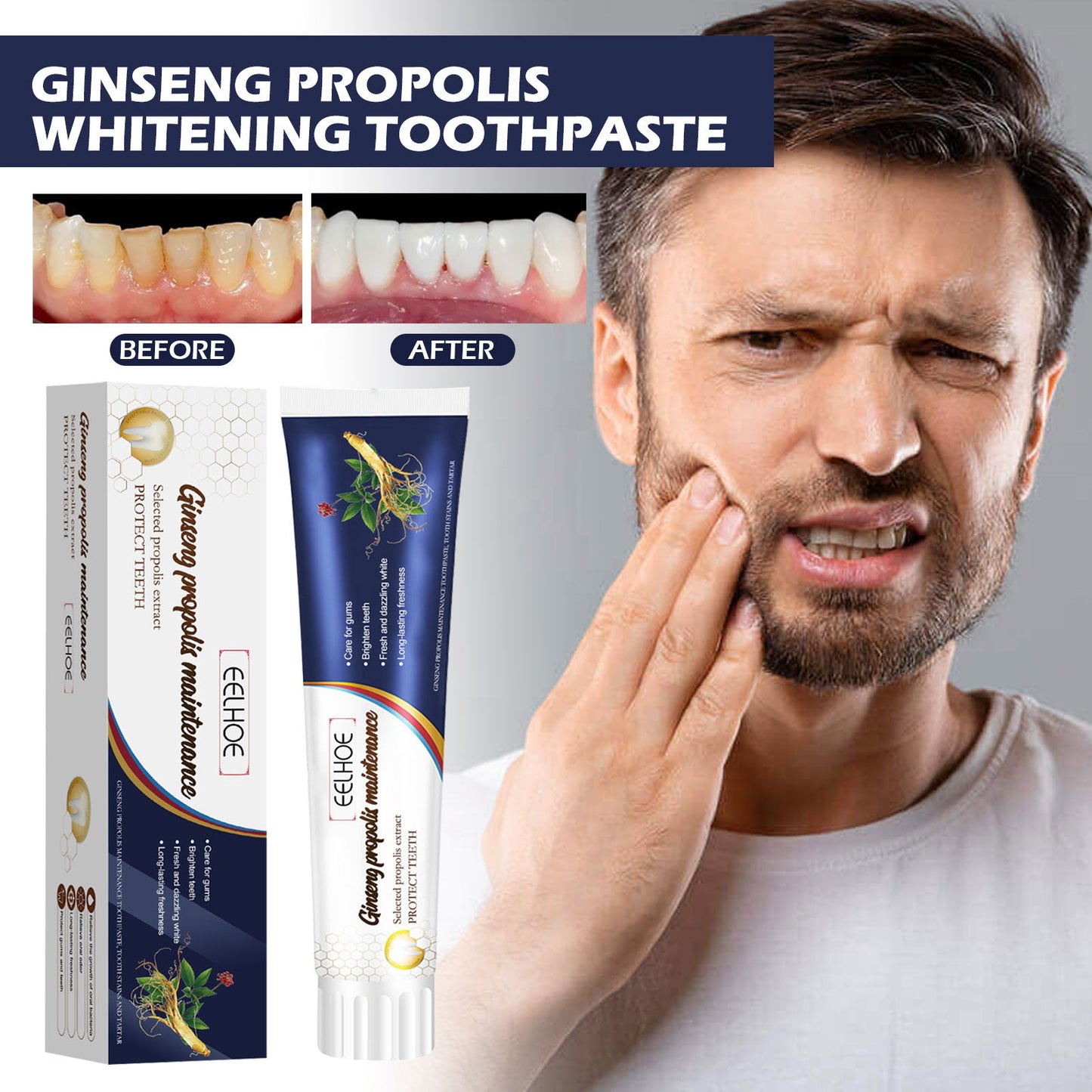 Ginseng Propolis Whitening Toothpaste