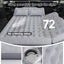 Umbrauto 29.53in/75cm Wide Car Air Mattress – Inflatable SUV, Truck & Van Back Seat Camping Bed with Pump & Pillows, Gray - Korvel