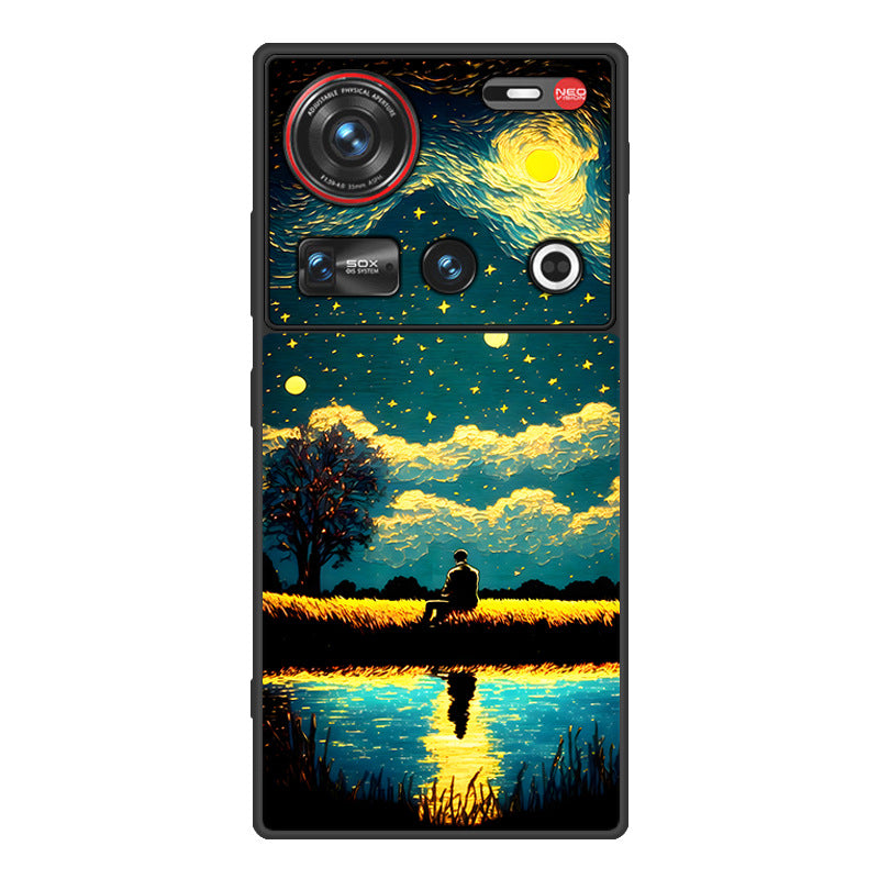 Coque en cuir Nubia Z70Sultra - Design classique ciel étoilé