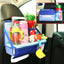 Universal Baby Car Hanging Basket Storage Bag Car Seat Back Organizer With Tablet Holder Travel Storage BagStroller Accessories - Korvel