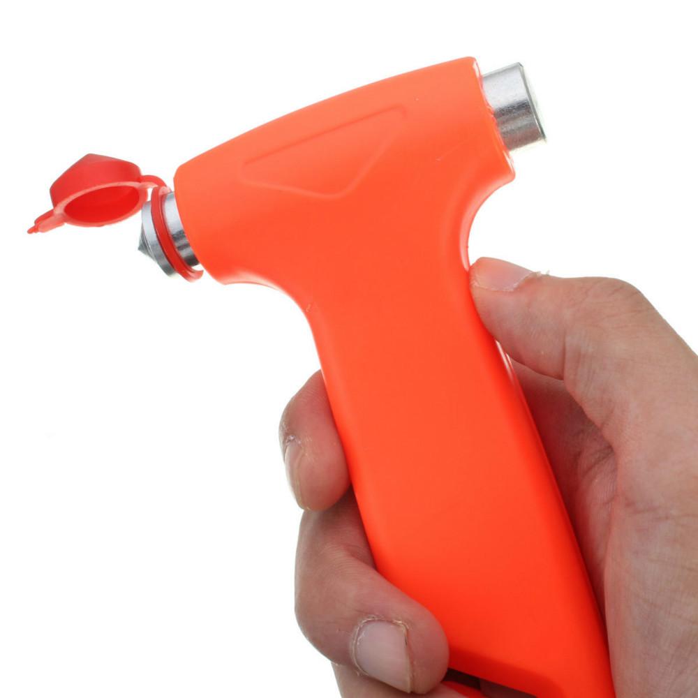 2-in-1 Car Mini Safety Emergency Hammer & Seat Belt Cutter