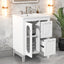 Elegant 24" Bathroom Vanity with Sink and Storage