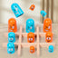 Preschool board game nesting doll face changing cross chess training intelligence parent-child interactive puzzle toy - Korvel