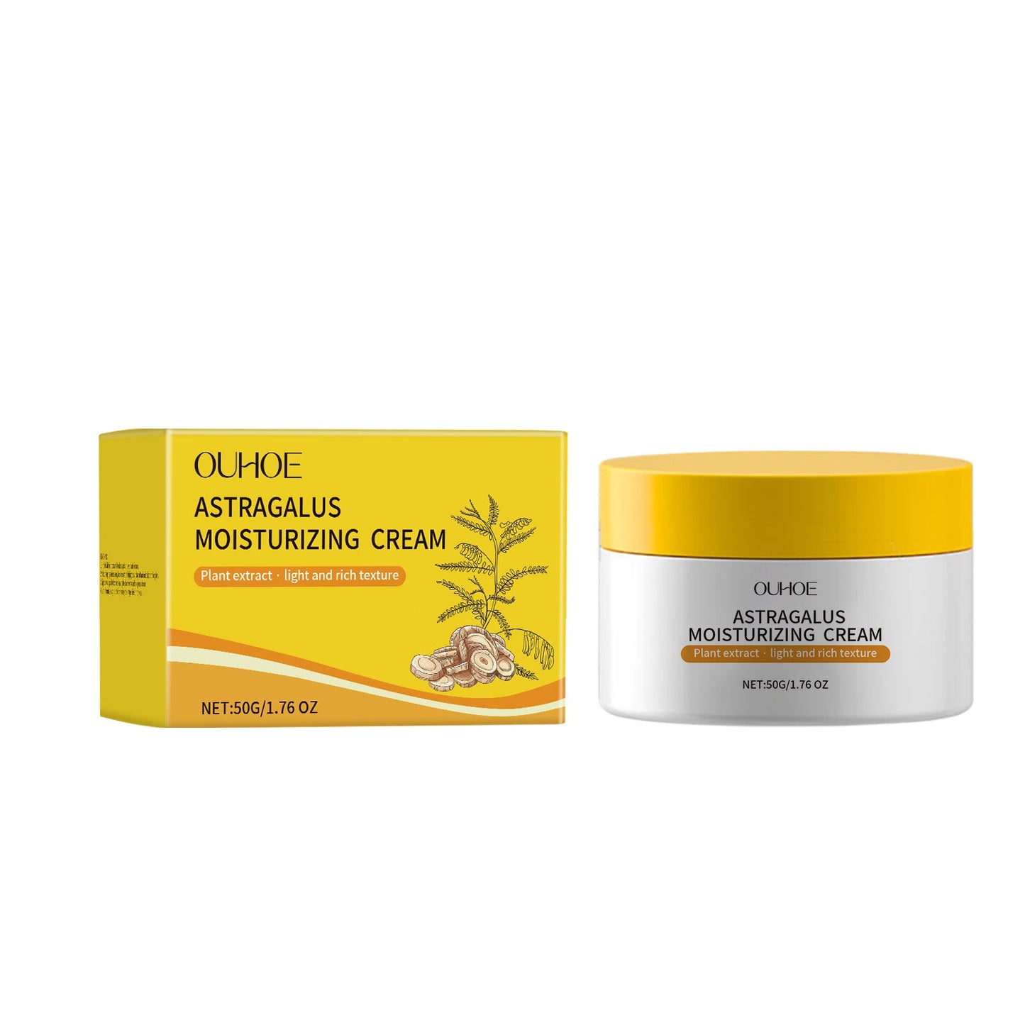 Astragalus Cream, Brightening, Hydrating, Firming, Brightening, Moisturizing And Non-Greasy Skin Care Moisturizer - Korvel