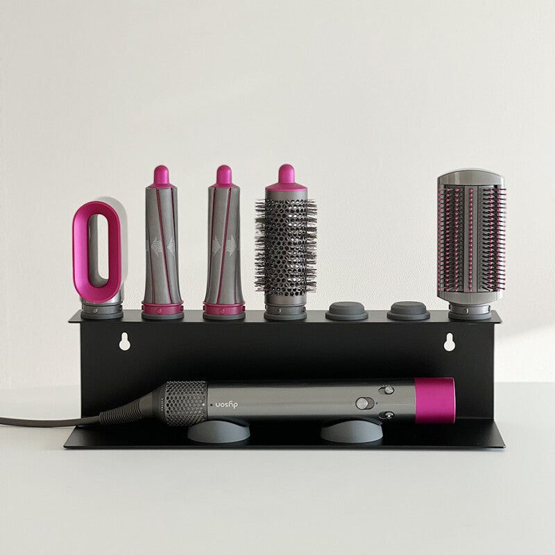 Non - Perforated Hair Dryer Holder. Also for Straighteners & Curling Irons. Ideal for Bathroom Sorting - Korvel