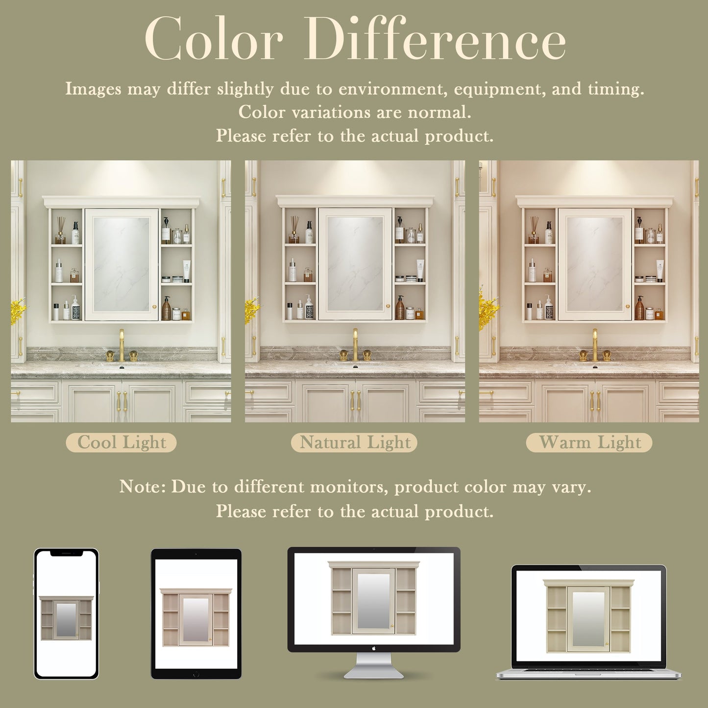 35'' x 28'' Blue Wall Mounted Bathroom Storage Cabinet with Mirror Door, Modern Bathroom Wall Cabinet with Mirror - Korvel