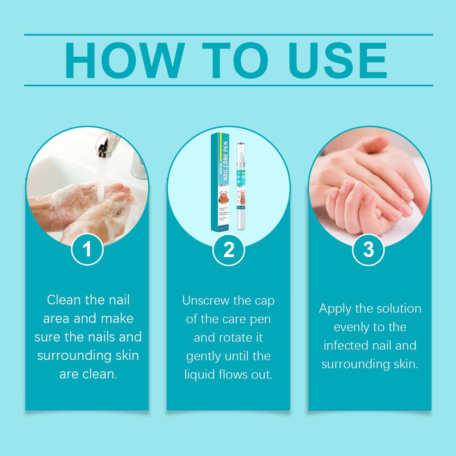 Nail Repair Pen, Foot Hand Moisturizing Care Nail Face Guard Fingertip Beauty Care Pen - Korvel