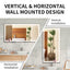 48x24 inch LED bathroom makeup mirror wall mounted adjustable light anti fog touch switch with memory intelligent large bathroom - Korvel