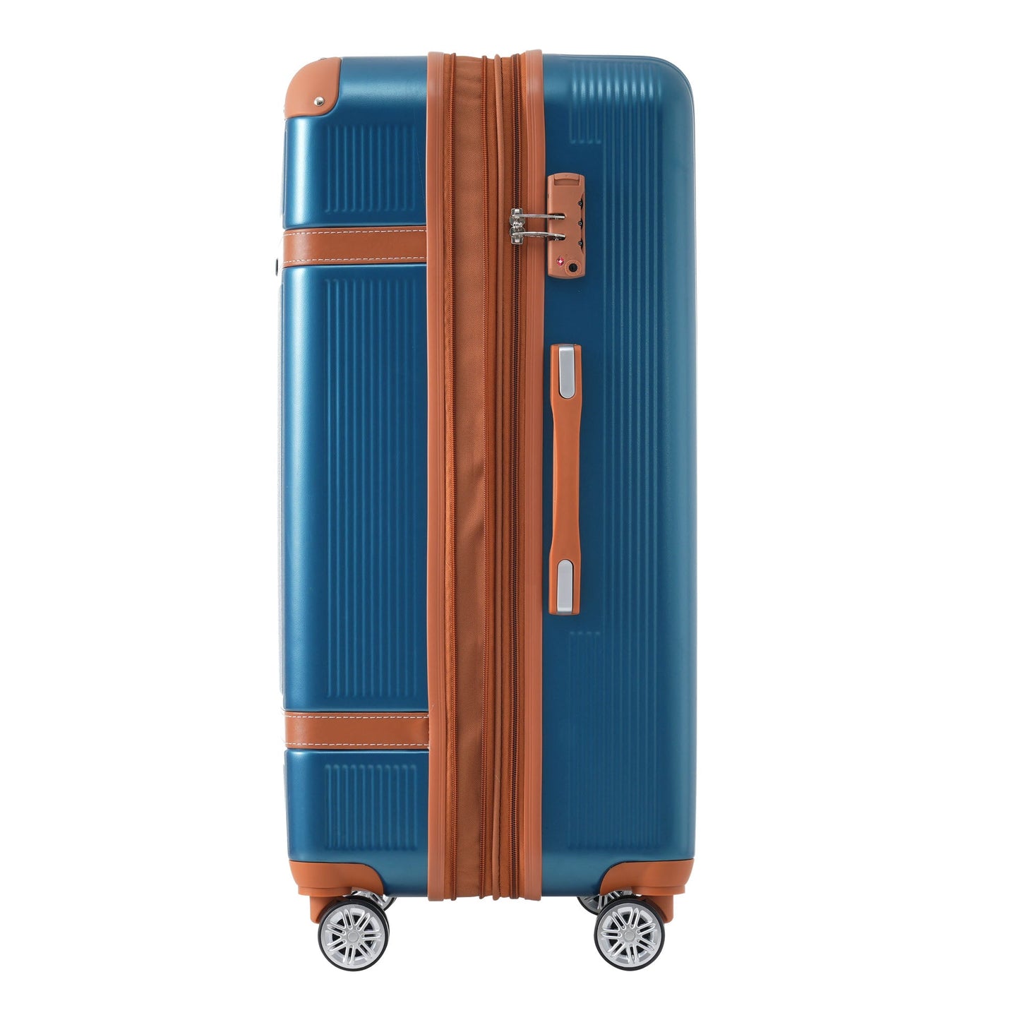 Premium 3-Piece Hardshell Luggage Set with TSA Lock - Blue