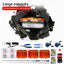 Men's Fishing Backpack: Equipped with bait box, equipment storage bag, pole holder, sling & shoulder bag design. - Korvel