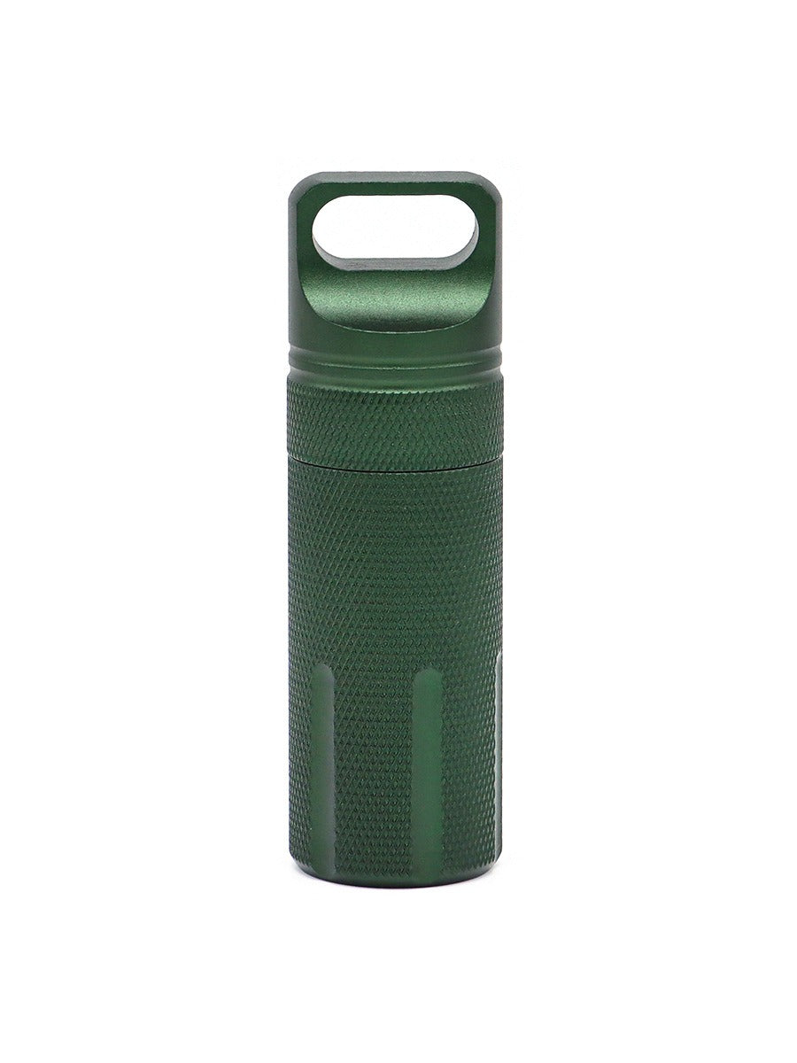 Aluminum alloy fully sealed EDC waterproof tank outdoor survival equipment waterproof compartment flat head waterproof storage b - Korvel