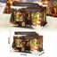 Maisons de poupées en bois DIY Joyeux Noël Wonderland avec lumière LED