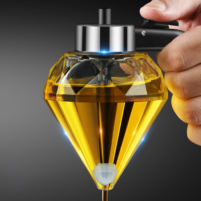 Elegant Diamond Glass Oil Dispenser
