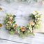 Forest style curled edge rose headband, simulated starry sky, eucalyptus wreath, bride's wedding dress, photography, headwear - Korvel