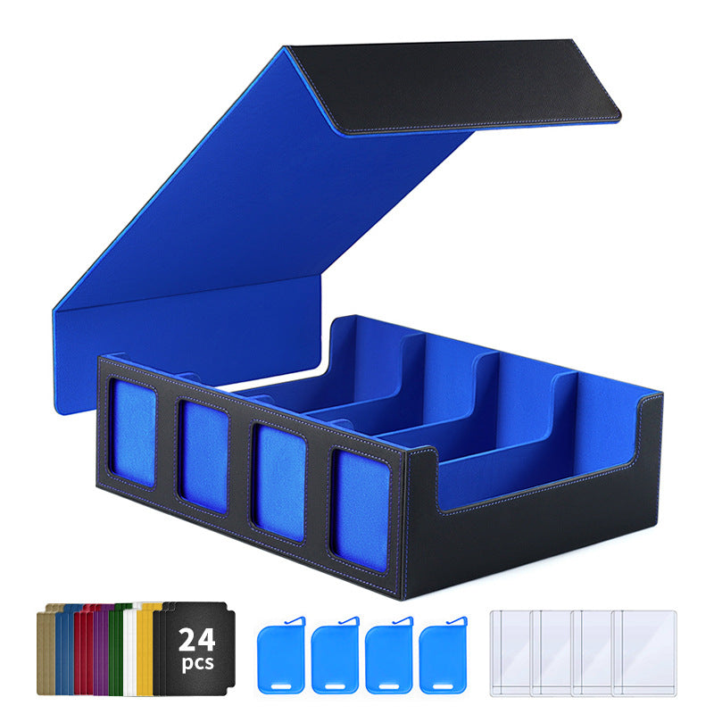 Large-capacity 3000+ Tabletop Game Card Storage Box - Yu-Gi-Oh! & Pokémon Flip-Top Card Case - Korvel