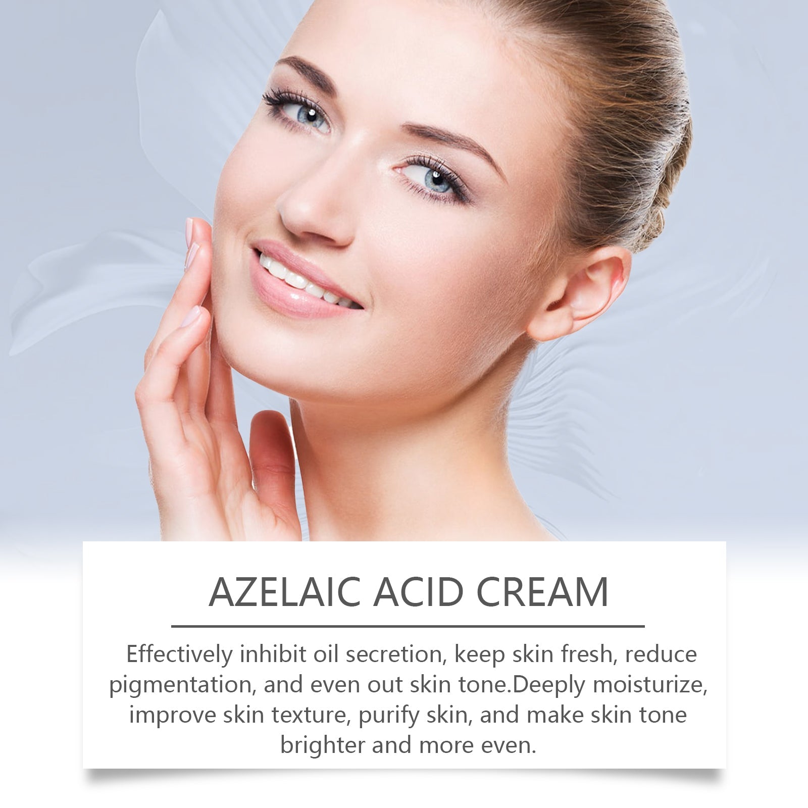 Azelaic Acid Essence Cream, Repair Moisturizing Moisturizing Face Oil Control Moisturizing Mild Refreshing Cream - Korvel
