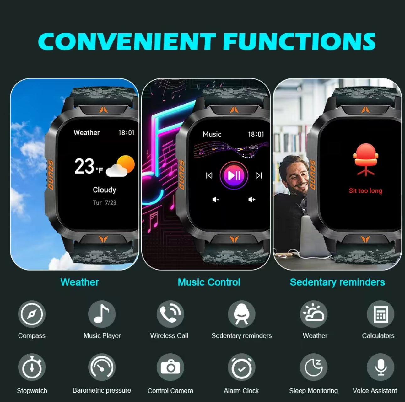 TitanForce Smartwatch - Korvel