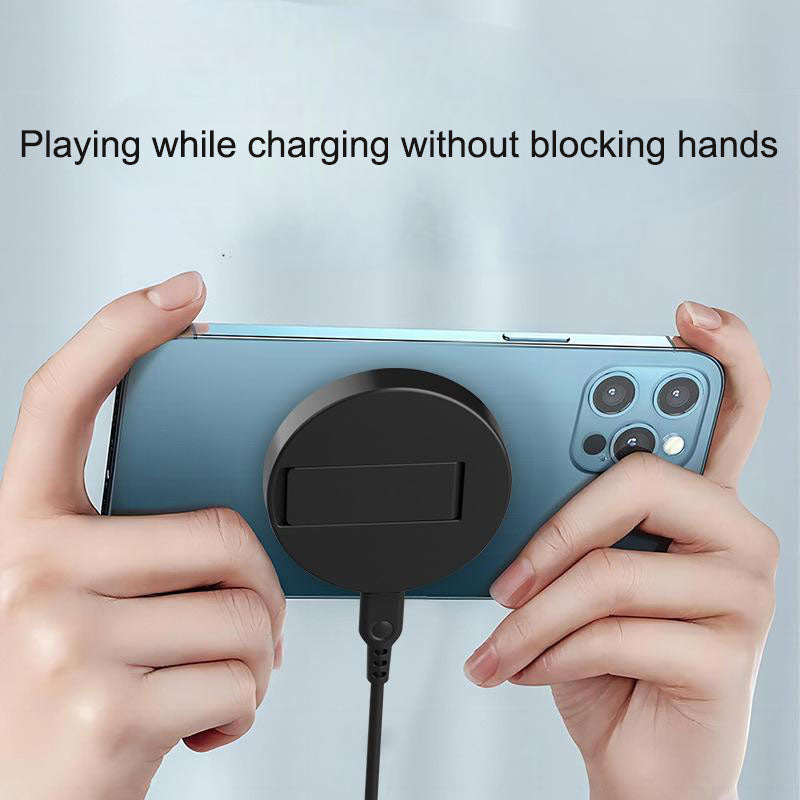 Suitable for Apple 15 magnetic wireless charger fast charging desktop phone charging dual-purpose stand - Korvel