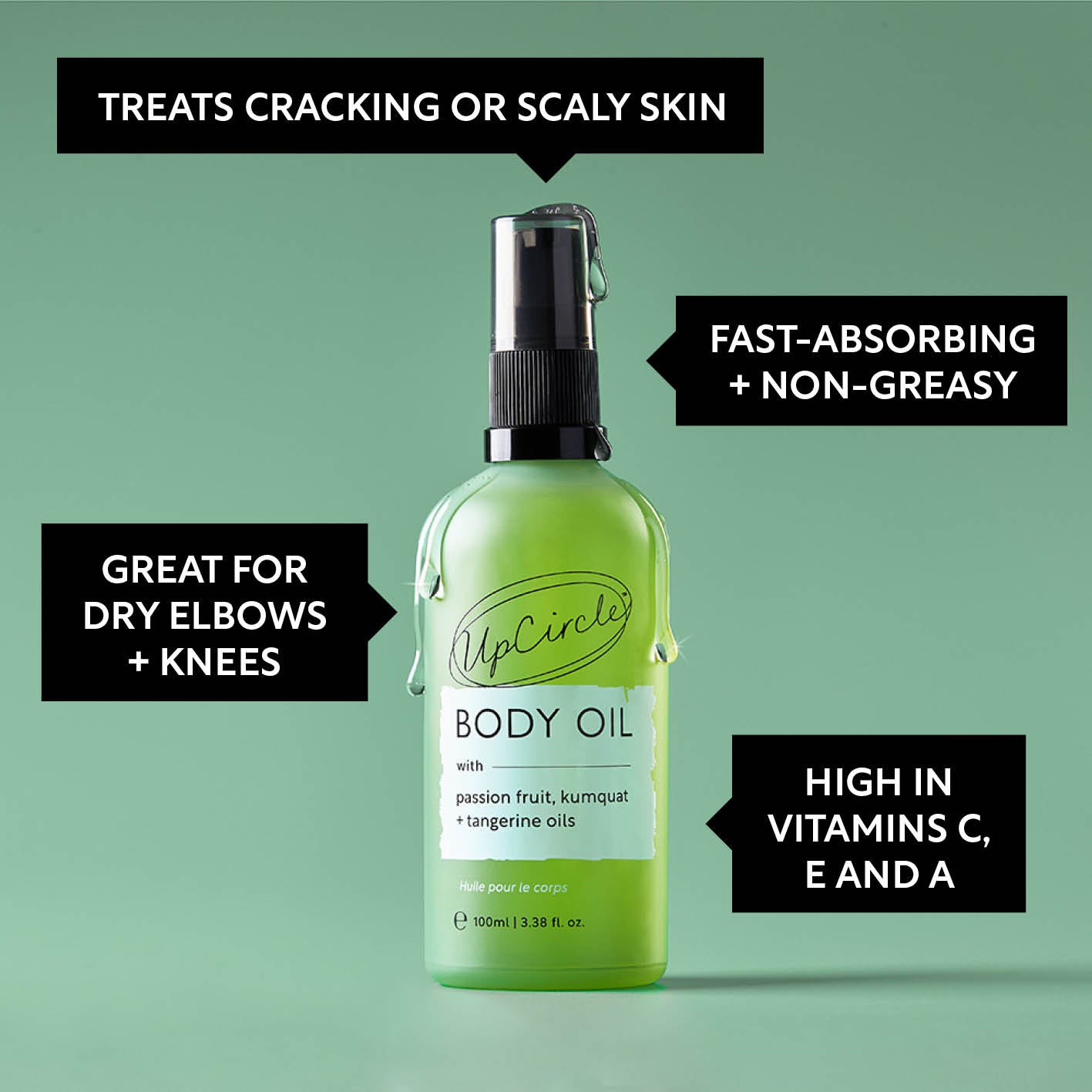 Body Oil with Passion Fruit Oil - Korvel