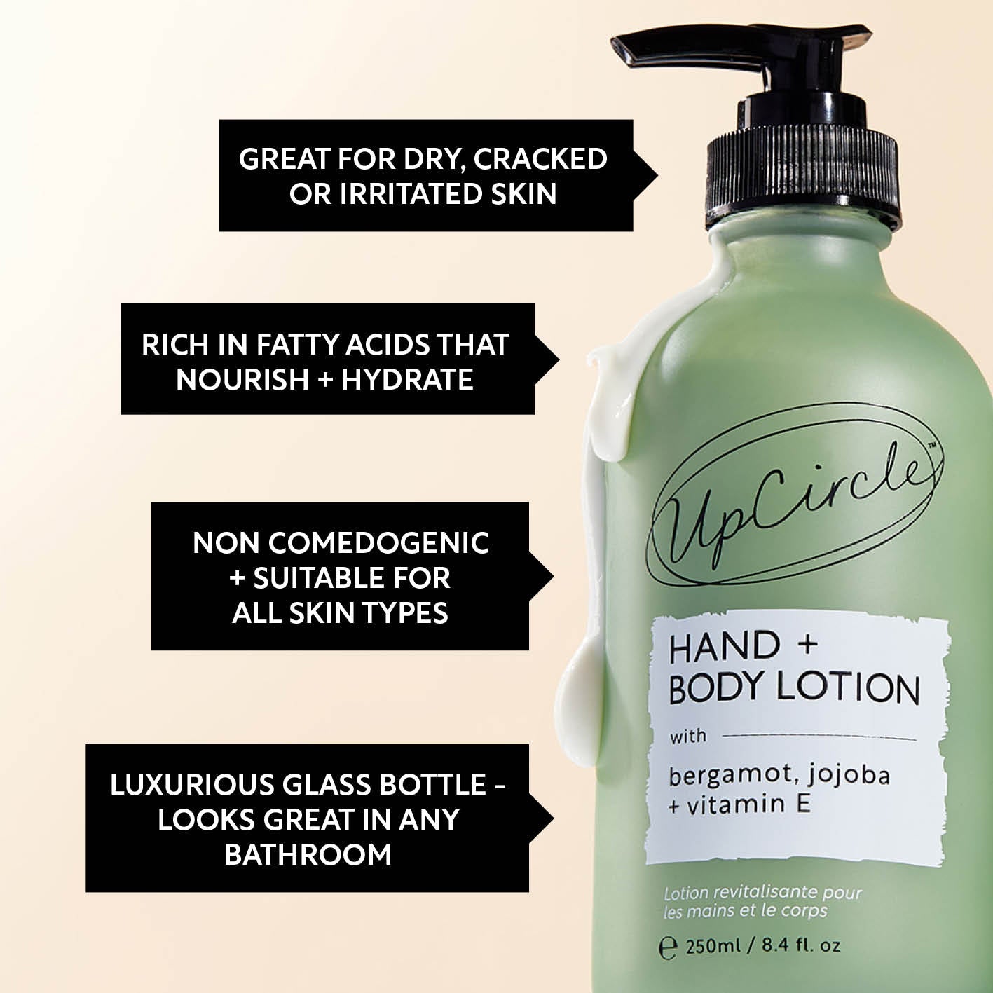 Hand + Body Lotion with Bergamot Water - Travel Size - Korvel