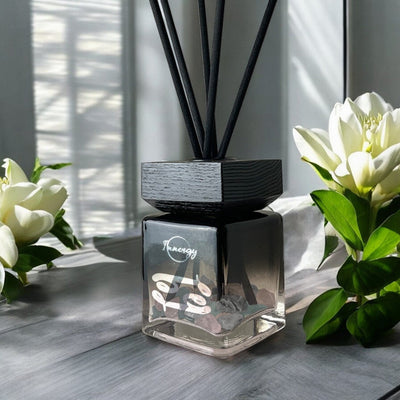 Cancer Zodiac Crystal-Infused Reed Diffuser - Moonlit Garden Aroma