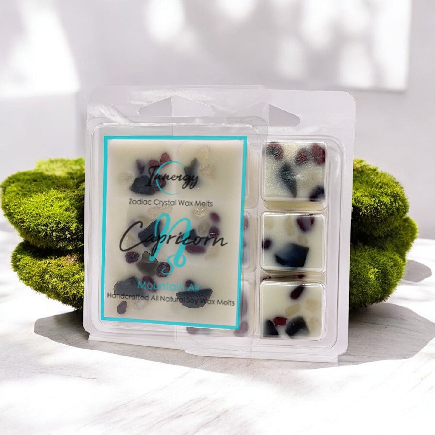 Capricorn Zodiac Crystal-Infused Premium Coconut-Soy Wax Melts - Korvel