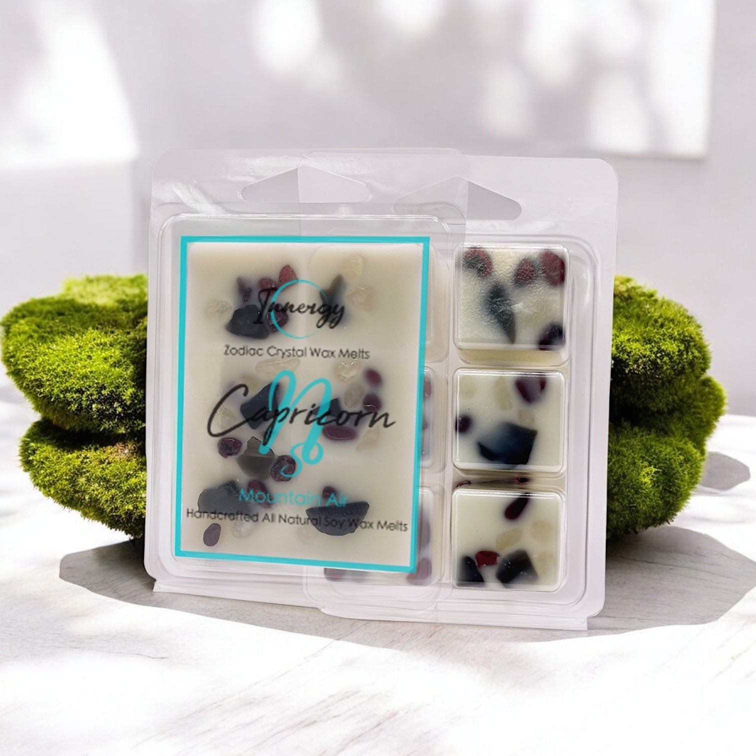 Capricorn Zodiac Crystal-Infused Premium Coconut-Soy Wax Melts - Korvel
