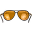 Casino Sunglasses - Black & Pink Mirror Polarized Lenses - Korvel