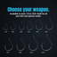 Reaction Tackle Heavyweight Catfish Circle Hooks - Offset Octopus Hooks (25 Pack) - New