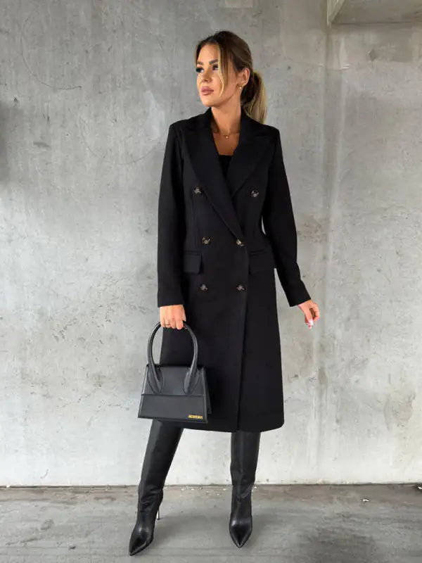 Elegant Business Casual Overcoat for Women