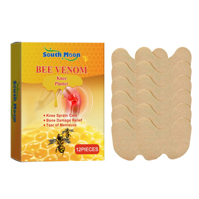 Knee Care Patch, Bee Venom Knee Joint Patch To Relieve Knee Discomfort Massage Care Patch - Korvel