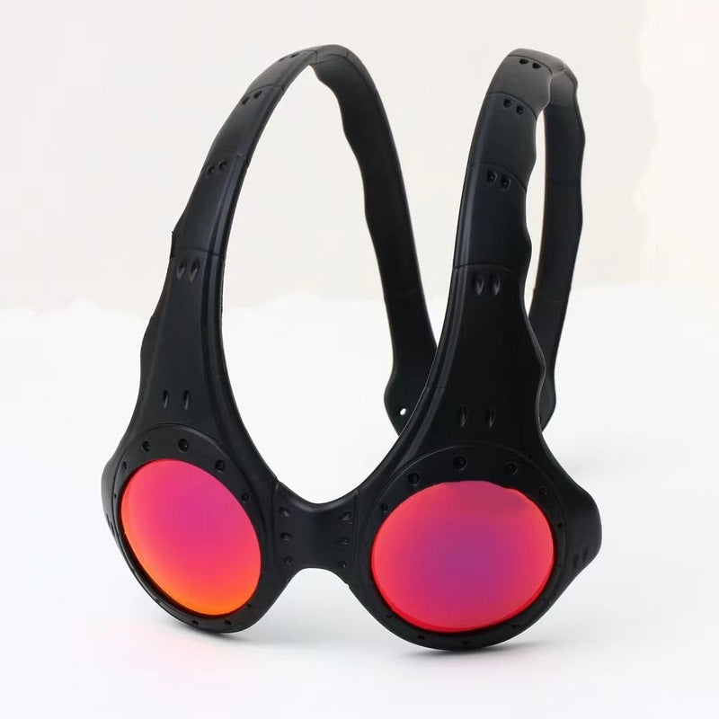 Unisex Over - The - Top Sunglasses. Ideal for outdoor cycling and sports. Fashionable retro - style metal - framed glasses. - Korvel