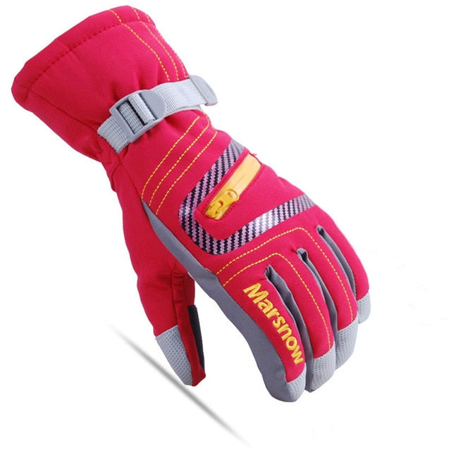 Winter Warm Snowboarding Ski Gloves men women Kids Snow Mittens Waterproof Skiing Breathable Air S/M/L/XL - Korvel
