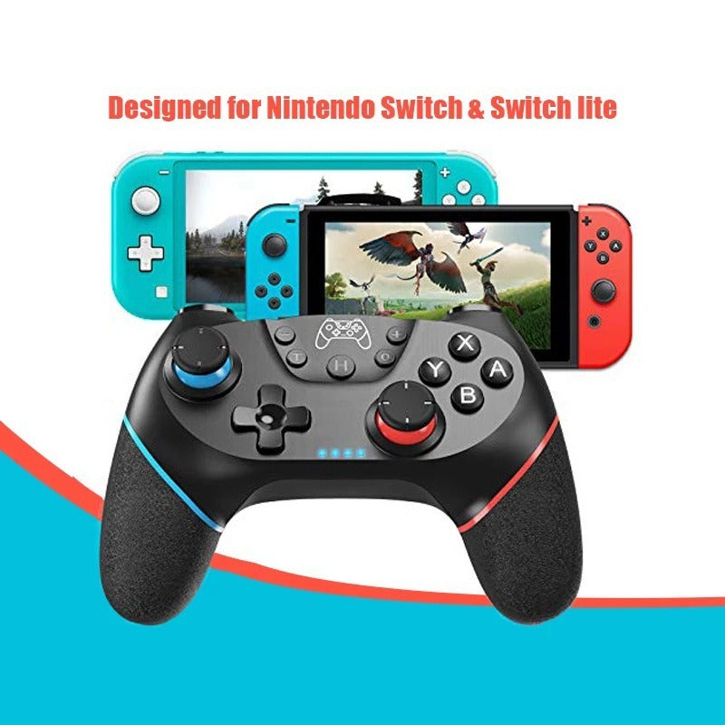 Switch Bluetooth wireless game controller PC controller with screenshot six axis gyroscope accelerator supporting wake-up - Korvel