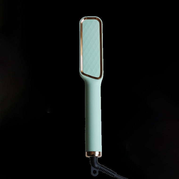 Straight Hair Comb, Lcd, Household Negative Ion Lazy Person Curling Stick, Dual Purpose Hair Salon, Electric Hair Straightener - Korvel