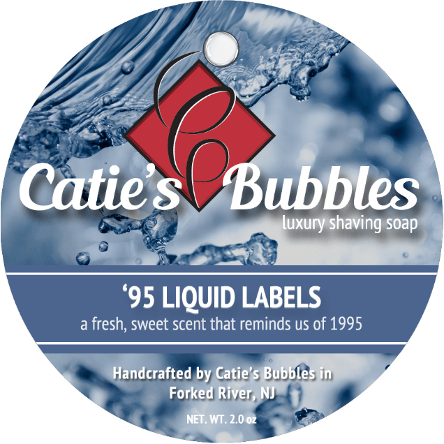 Collection de rasage Catie's Bubbles 95 Liquid Labels