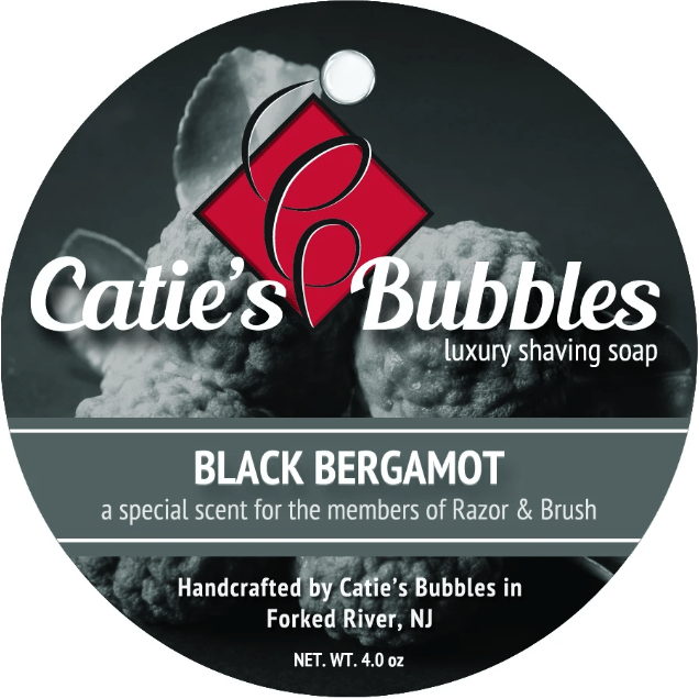 Colección de Afeitado Black Bergamot de Catie's Bubbles