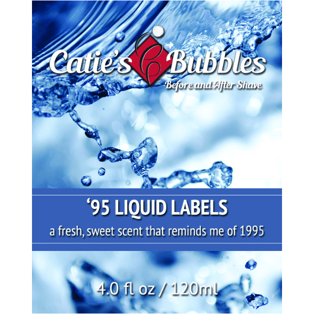 Collection de rasage Catie's Bubbles 95 Liquid Labels