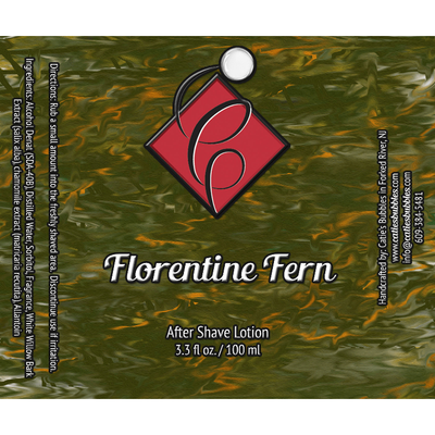 Collection de rasage Florentine Fern de Catie's Bubbles
