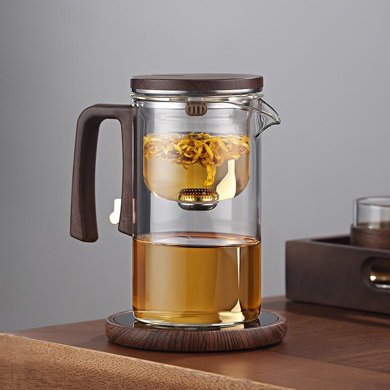 Xiaoman Elegant Magnetic Suction Glass Teapot