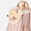 Transporteur de chien portable de luxe avec doublure en velours amovible