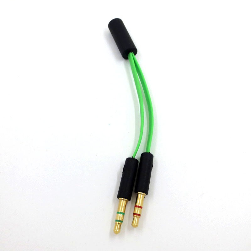 Razer-Compatible 2-in-1 Audio Splitter Adapter