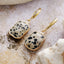 Copper Natural Stone Dangle Earrings - Korvel