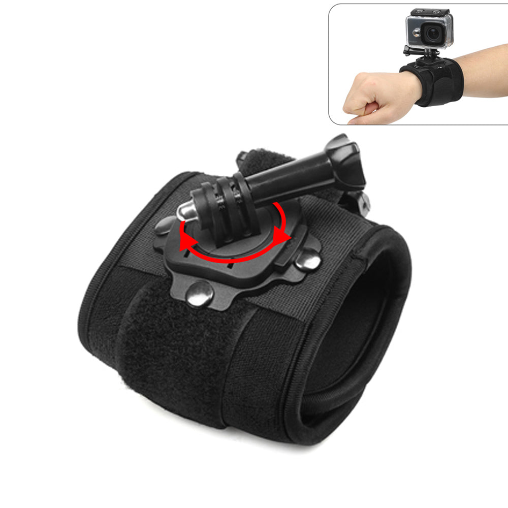 360-Degree Rotation Wrist Strap for Action Cameras