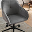 Velvet Office Desk Chair, Modern Home Desk Chair with Wheels , Vanity Chairs for Living Room, Bedroom,Study Room - Korvel