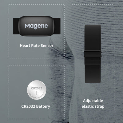 Magene McKing Heart Rate Belt Sensor Cycling Computer Heart Rate Monitor Heart Rate Waterproof Bluetooth ANT+ - Korvel