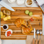 Teak Cutting Board Natural + Solid Wood + 5 Pieces 18 INCH, Pack of 5 Pieces - Korvel
