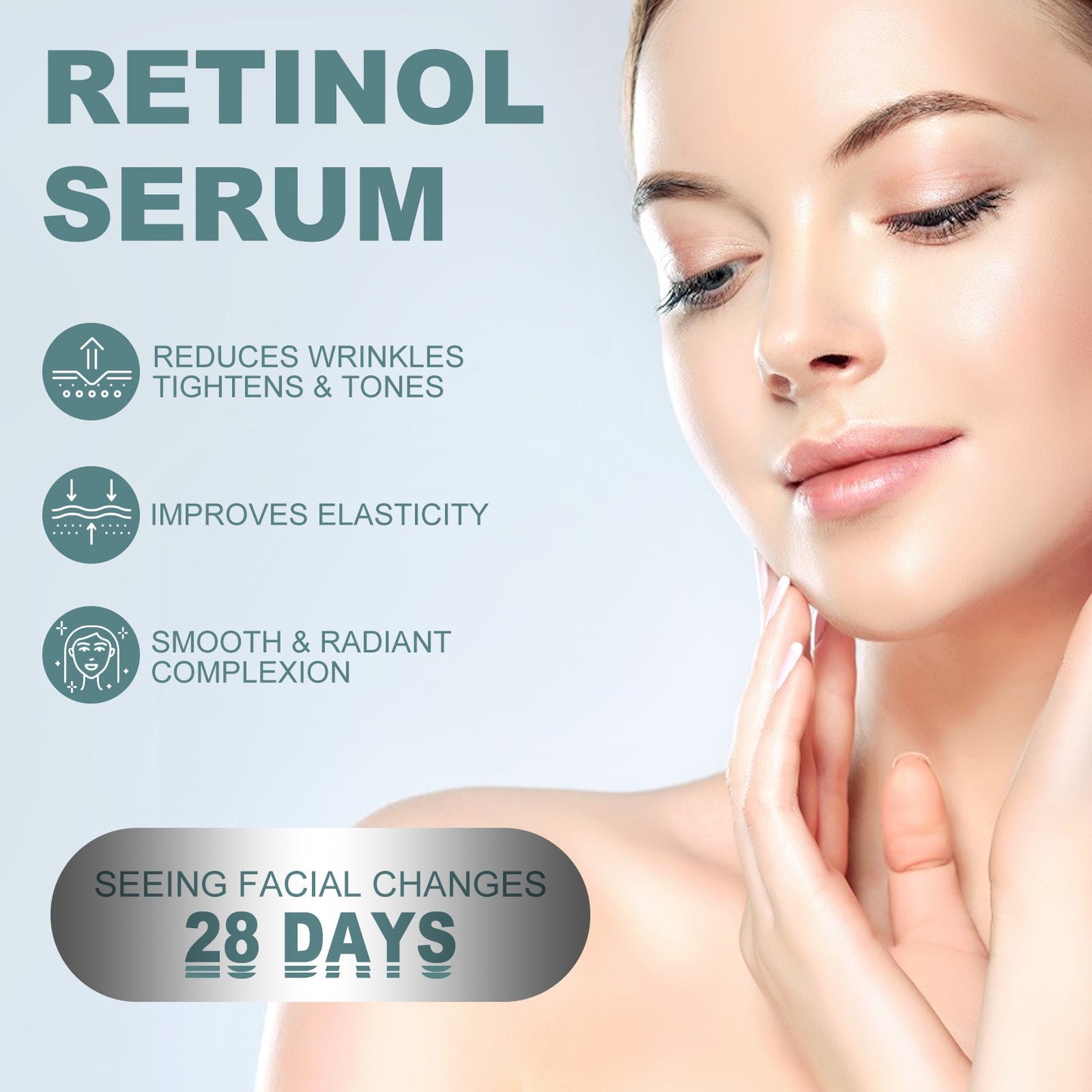 Retinol Serum, Lightening Spots And Fine Lines, Repairing Dull Skin, Brightening, Whitening And Anti-Aging Serum - Korvel